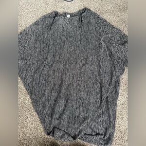 Lululemon Athletica Black and White Knit Sweater